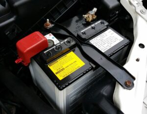 how to tell positive and negative on a car battery